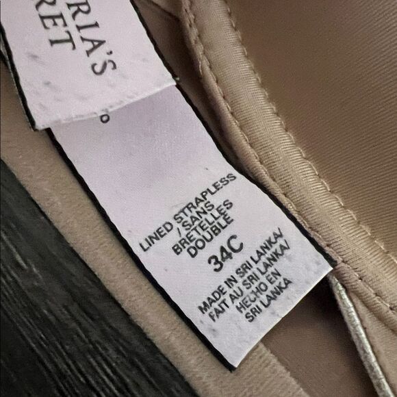 Victoria’s Secret Size 34C Nude Lined Strapless Bra - Picture 2 of 4